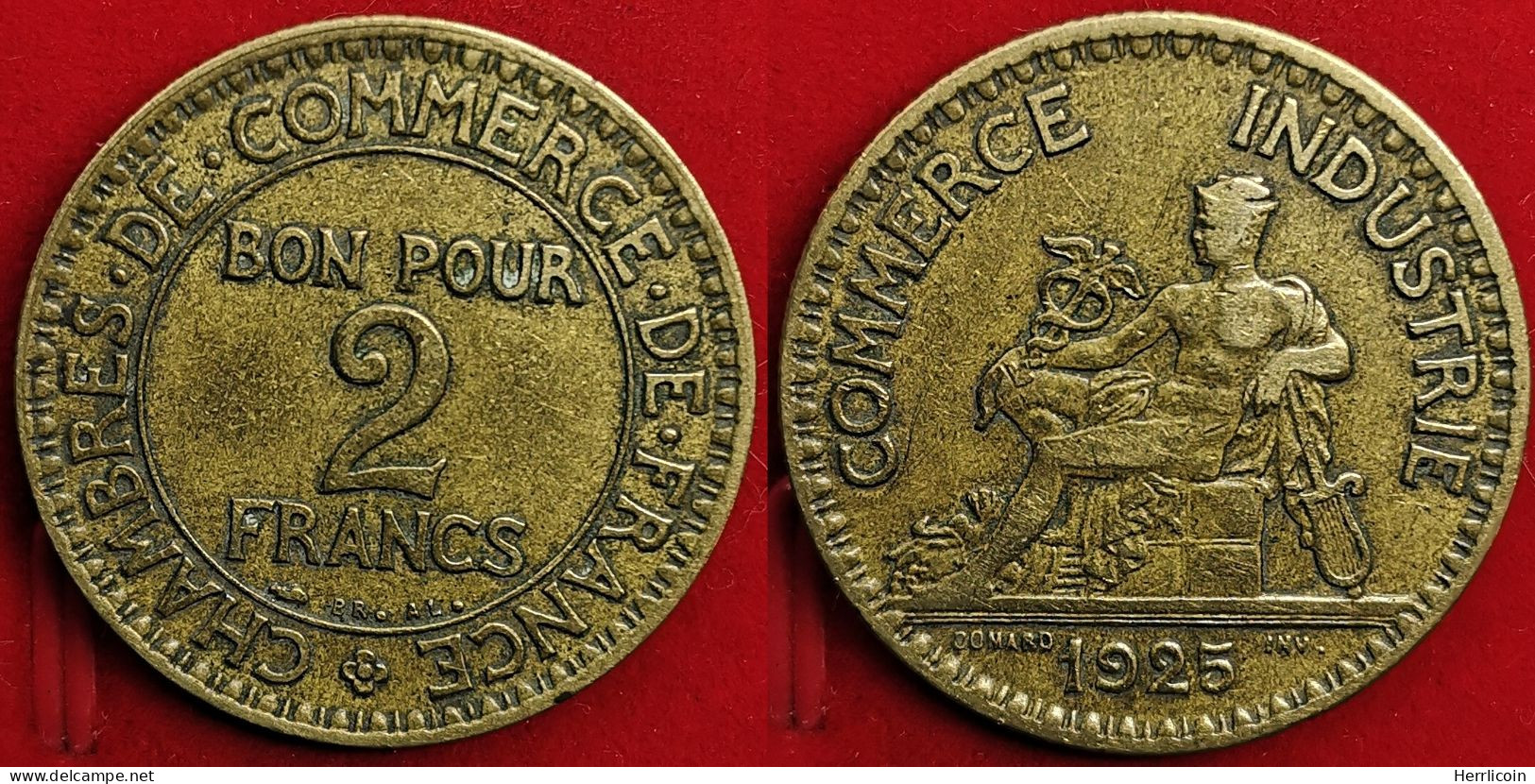 Monnaie France - 1925 - 2 Francs Chambres De Commerce - 2 Francs