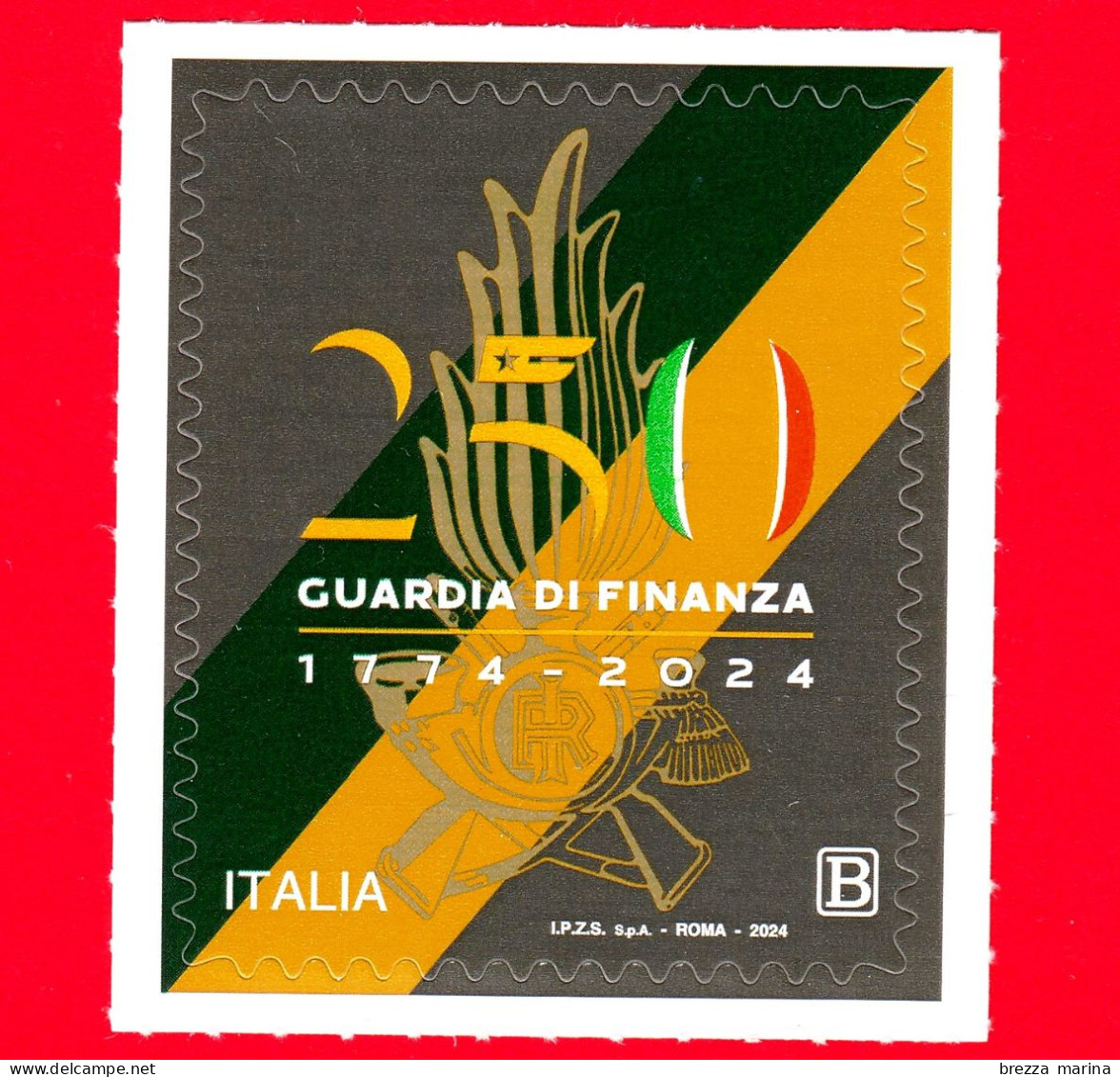 Nuovo - MNH - ITALIA - 2024 - 250 Anni Del Corpo Della Guardia Di Finanza – Logo - B - 2021-...: Nieuw/plakker