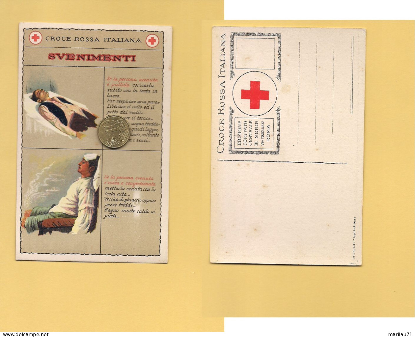 P3584 CROCE ROSSA ITALIANA III SERIE Svenimenti Anni '30 - Red Cross