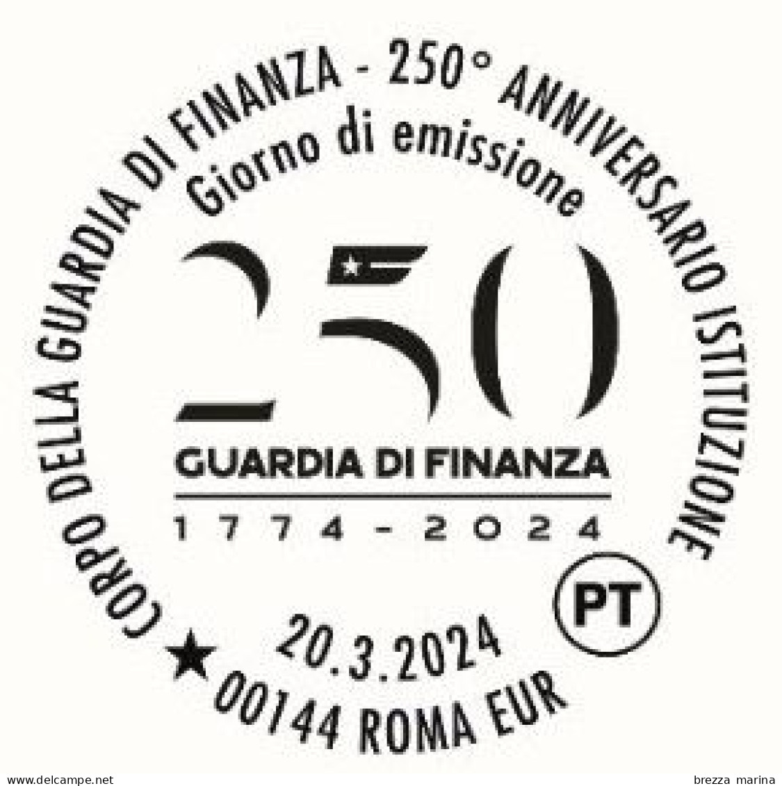 Nuovo - MNH - ITALIA - 2024 - 250 Anni Del Corpo Della Guardia Di Finanza – Logo - B - Alfanumerico - 2021-...: Ungebraucht