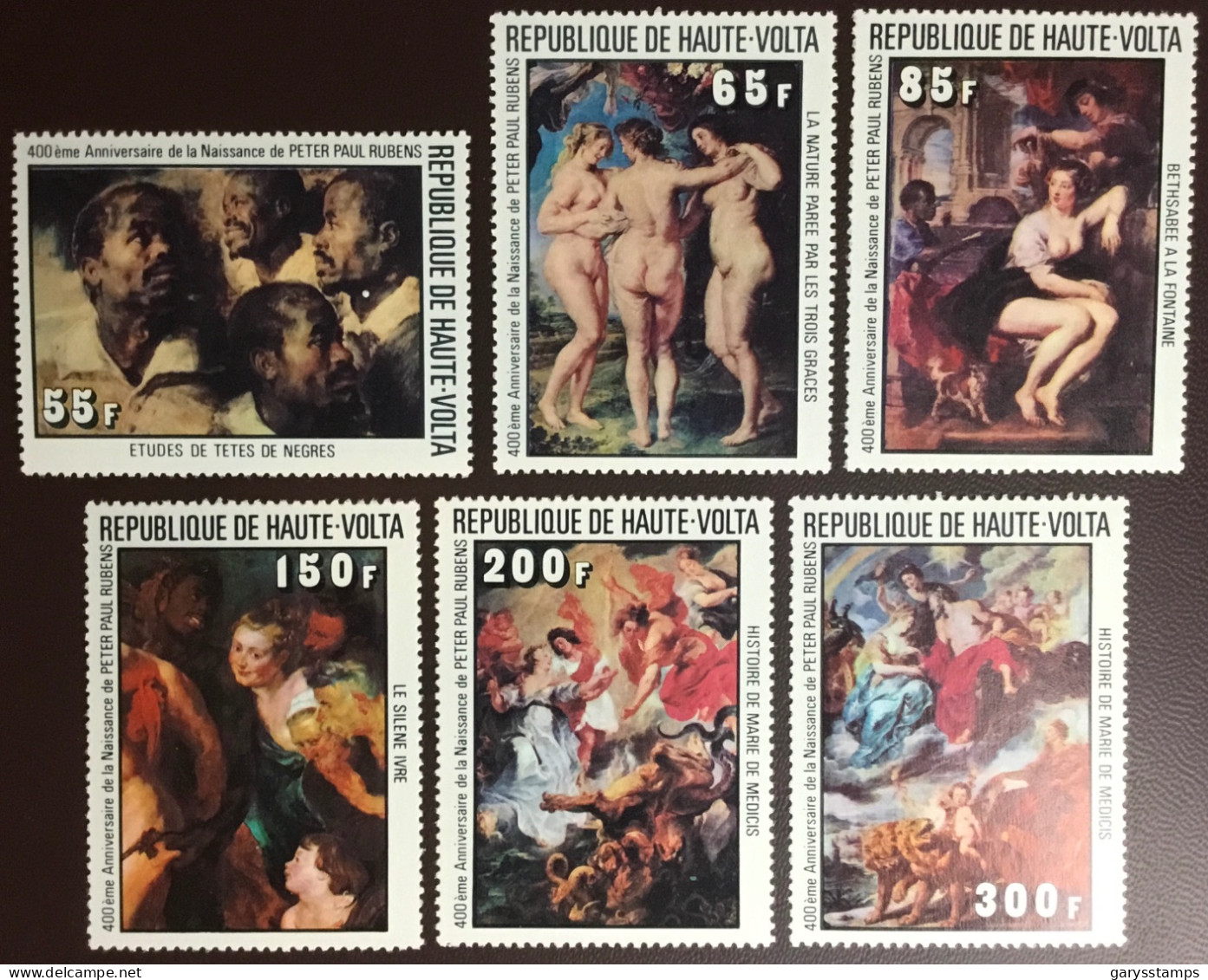 Upper Volta 1977 Rubens Anniversary MNH - Haute-Volta (1958-1984)