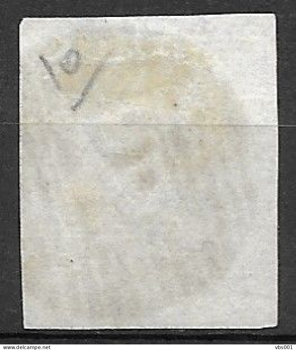 OBP10 Met 4 Randen En Geburen, Met Balkstempel P33 Dinant ( Zie Scans) - 1858-1862 Medaillen (9/12)