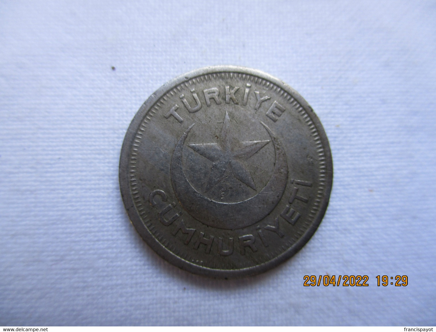 Turkey: 1 Kurus 1937 - Turquia