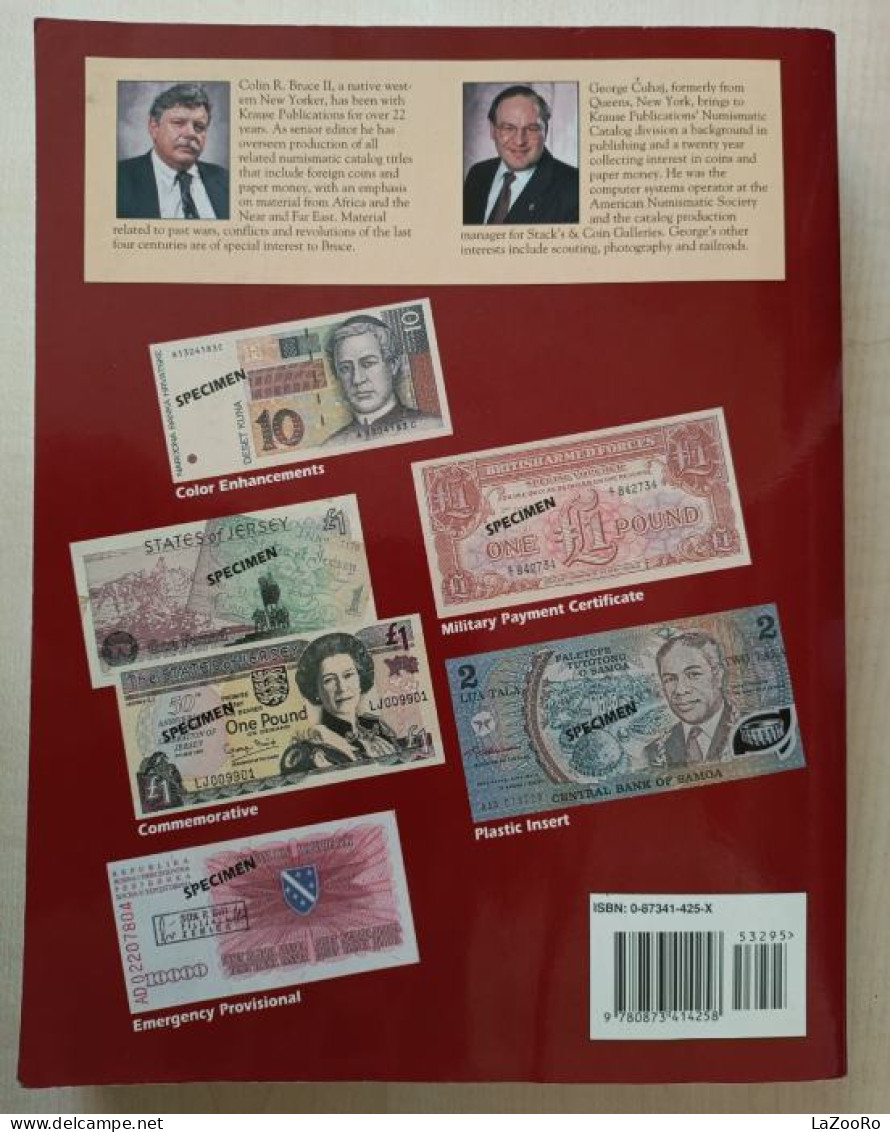 LaZooRo: Standard Catalog Of WORLD PAPER MONEY 2nd Edition Vol. 3 1961-1996 - Banknotes Catalog - Livres & Logiciels