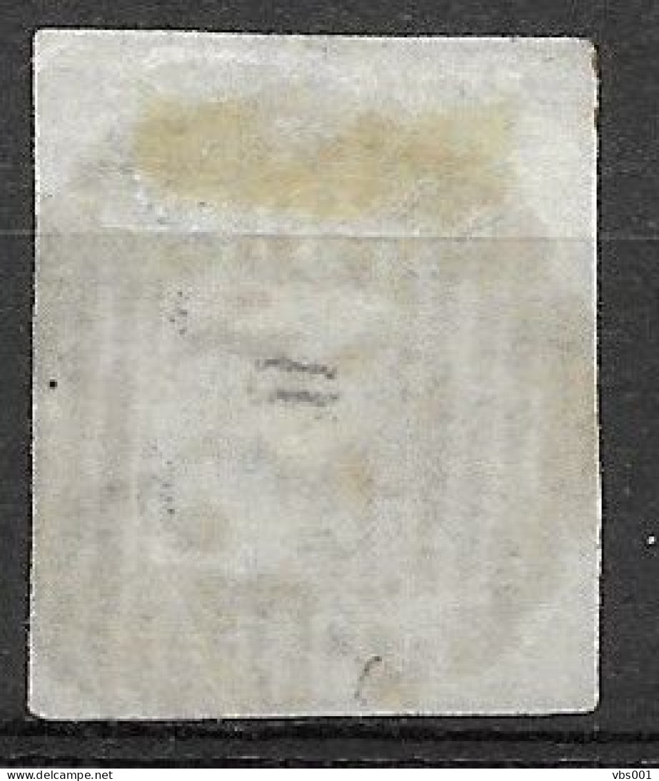 OBP11 Met 4 Randen En Met Balkstempel P34 Dison ( Zie Scans) - 1858-1862 Medallones (9/12)