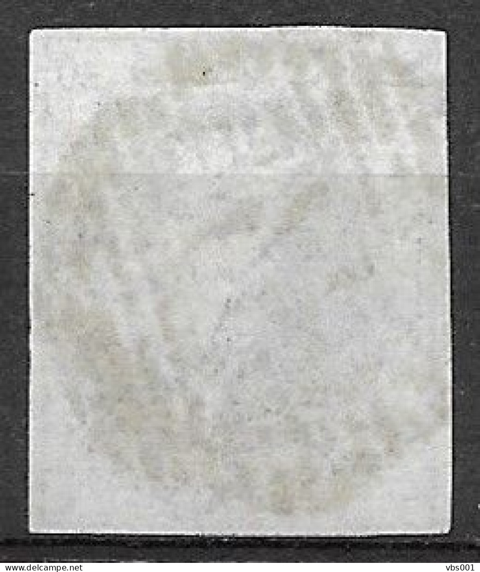 OBP11 Met 4 Randen En Met Balkstempel P34 Dison ( Zie Scans) - 1858-1862 Medaillen (9/12)