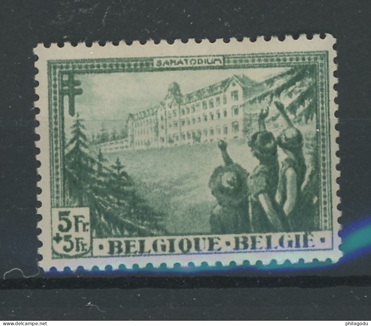 495 *. 5F Sanatorium.1932  Cote 95,-€  AMINCI à La Trace De La Charnière  Klein Dun - Unused Stamps