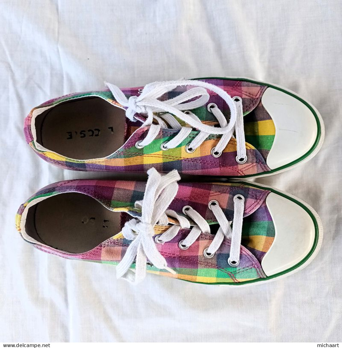 Lacoste Women Shoes Size 8 Multicolor L27 14 SRW TXT Low Top Sneaker 04012