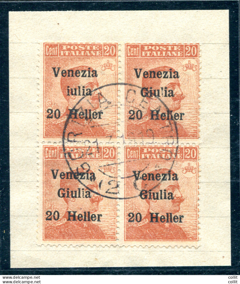 Venezia Giulia 20 Heller Su C. 20 Varietà ULIA - Andere & Zonder Classificatie