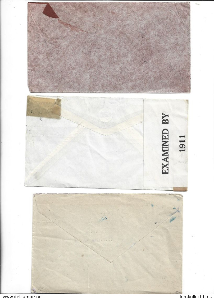 COLOMBIA - POSTAL HISTORY LOT - AIRMAIL CENSORED - Colombia