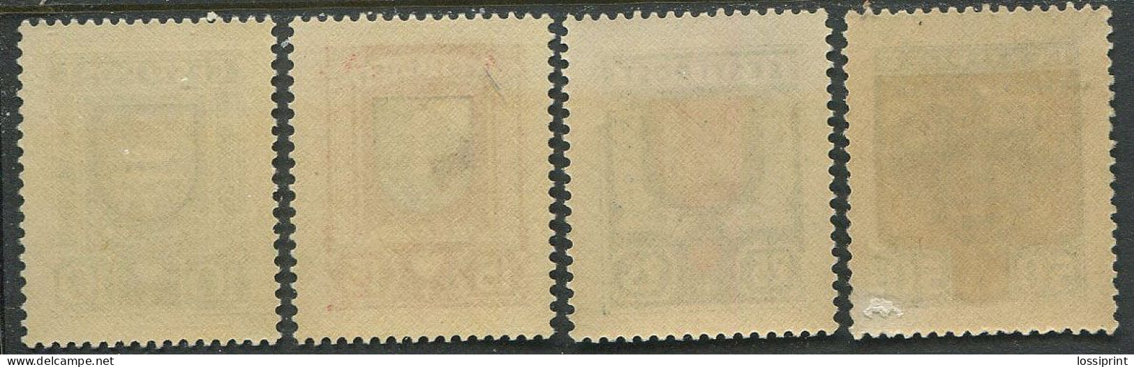 Estonia:Unused Stamps Serie Caritas 1936, Coat Of Arms, 1936, MNH - Estland