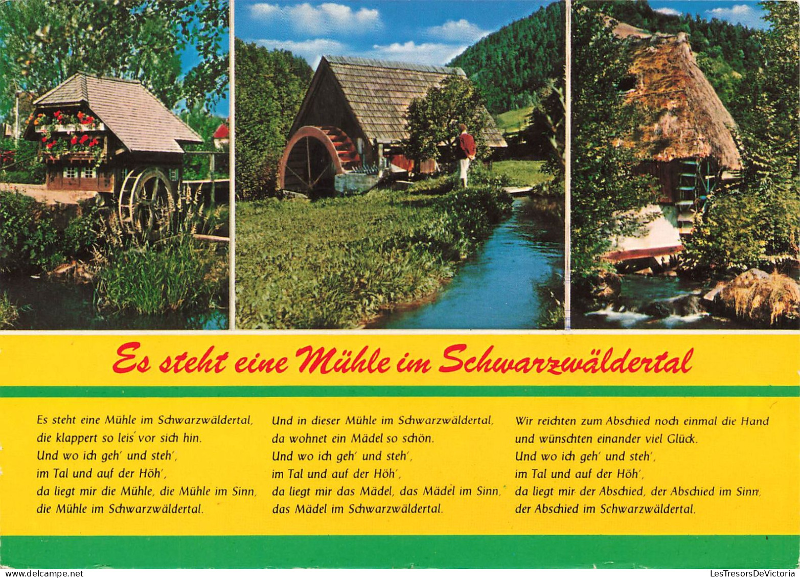 ALLEMAGNE - Hochschwarzwald - Es Steht Mühle Im Schwarzwäldertal - Moulin Hydraulique - Carte Postale - Hochschwarzwald