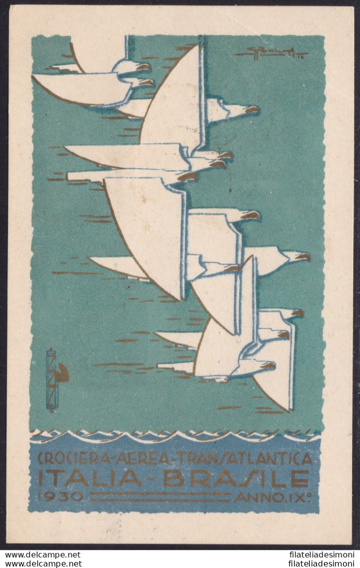 1931 TRIPOLITANIA, Virgilio N° 78+ A 4 + Vignetta Su Aerogramma Tripoli - Roma - Tripolitania