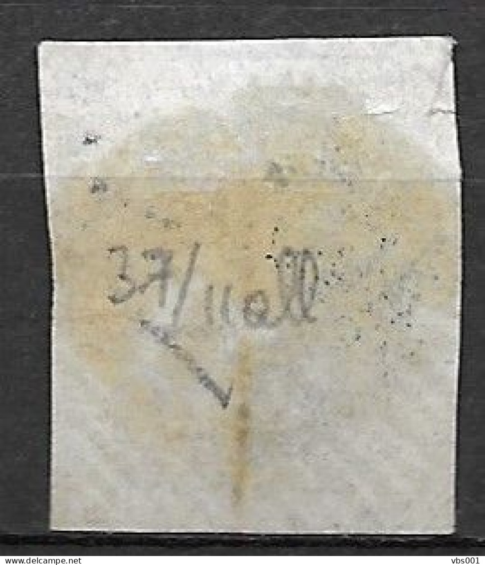 OBP11 Met 4 Randen En Met Balkstempel P37 Eecloo ( Zie Scans) - 1858-1862 Medaillen (9/12)