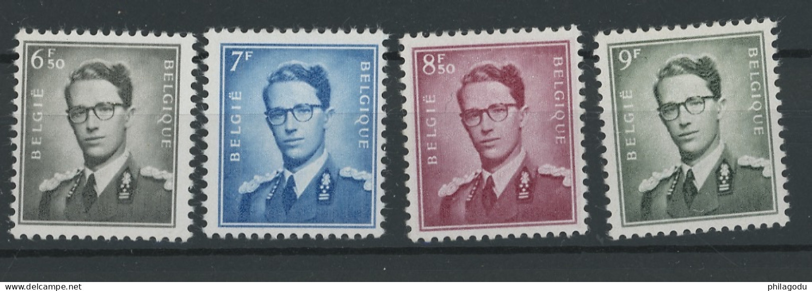 4 Bonnes Val Type Marchand (bail Lunettes)  Petite *met Spore *.   Cote * 74,-€ - Unused Stamps