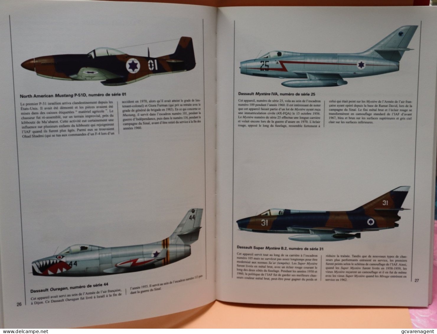 LES COMBATS DU CIEL - LES GUERRES ISRAELO-ARABES DANS LES AIRS 1947 - 1967  - BELLE ETAT - 64 PAGES     2 IMAGES - Avión