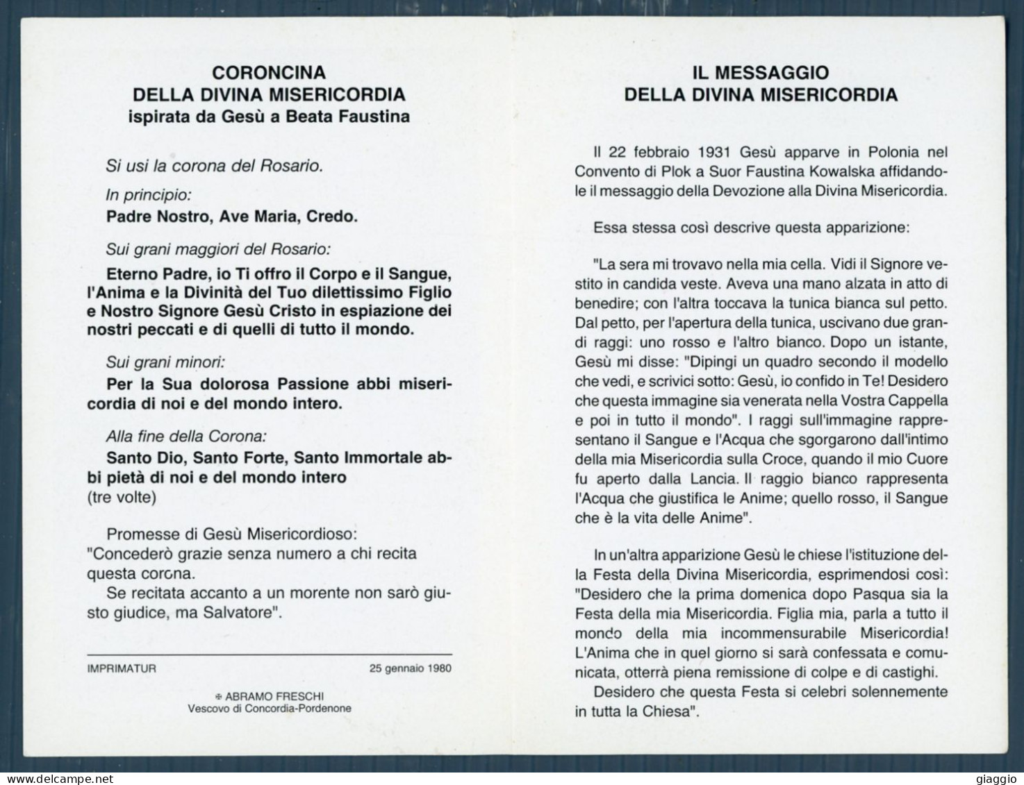 °°° Santino N. 8667 - Gesù Io Confido In Te °°° - Religion & Esotericism