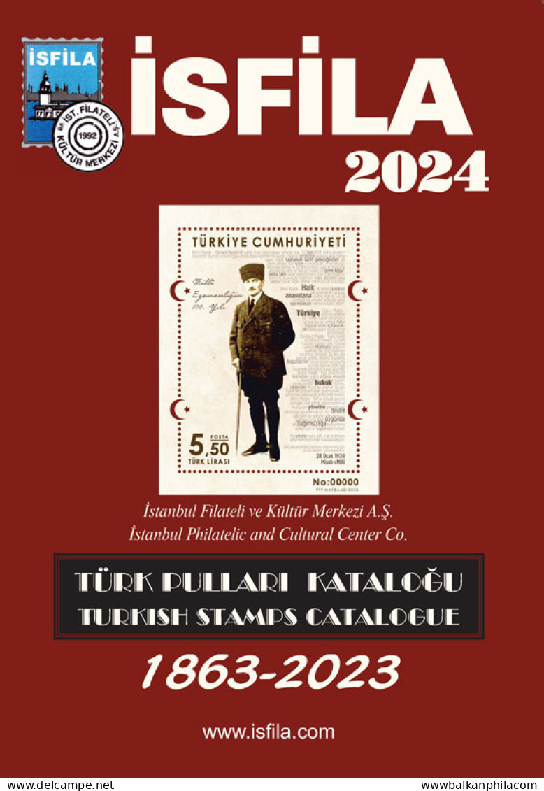 Turkey 2024 Isfila Stamp Catalogue NEW - Philately And Postal History