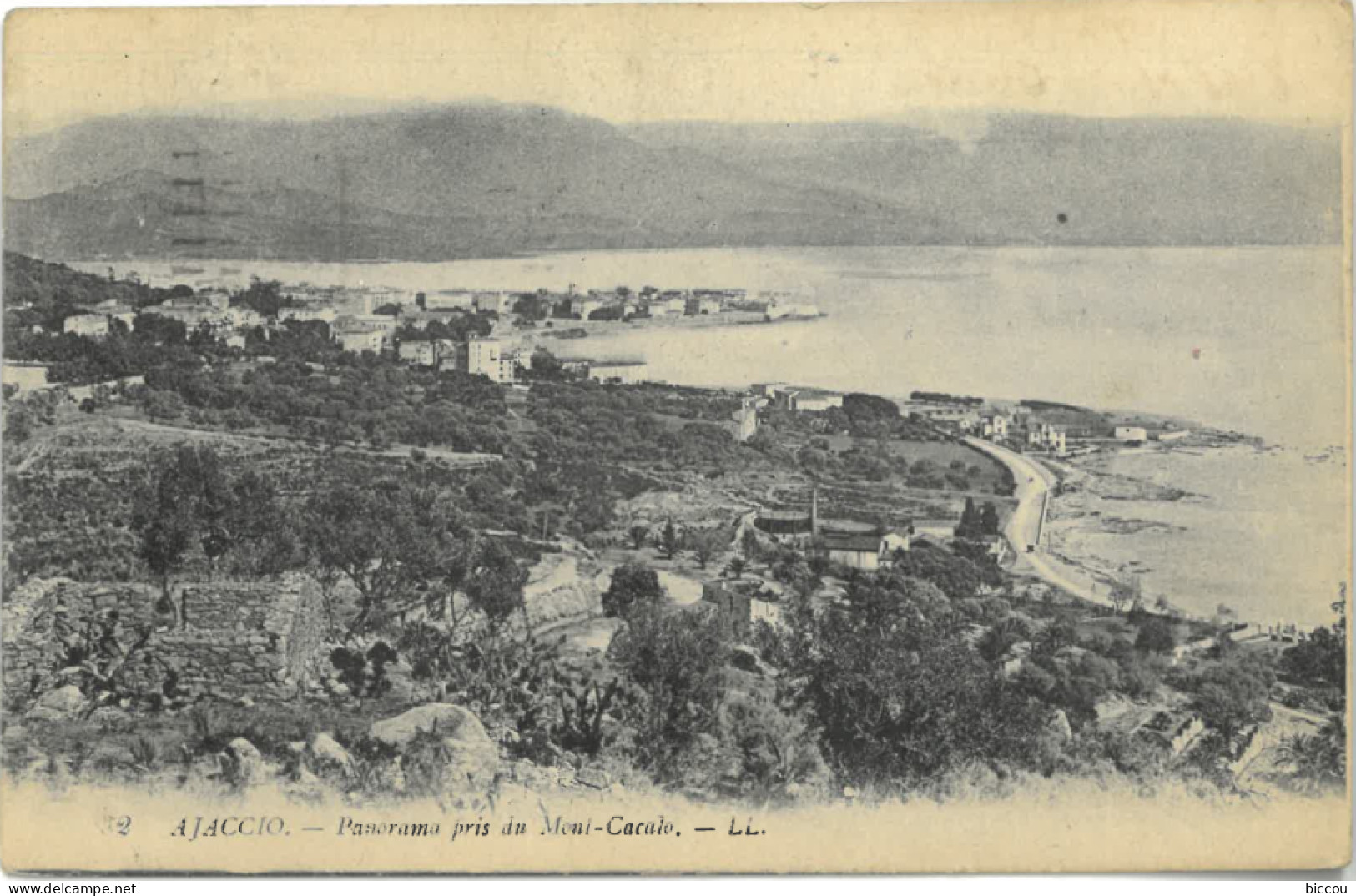 Cpa AJACCIO - 1922 - Panorama Pris Du Mont-Cacalo - Ajaccio