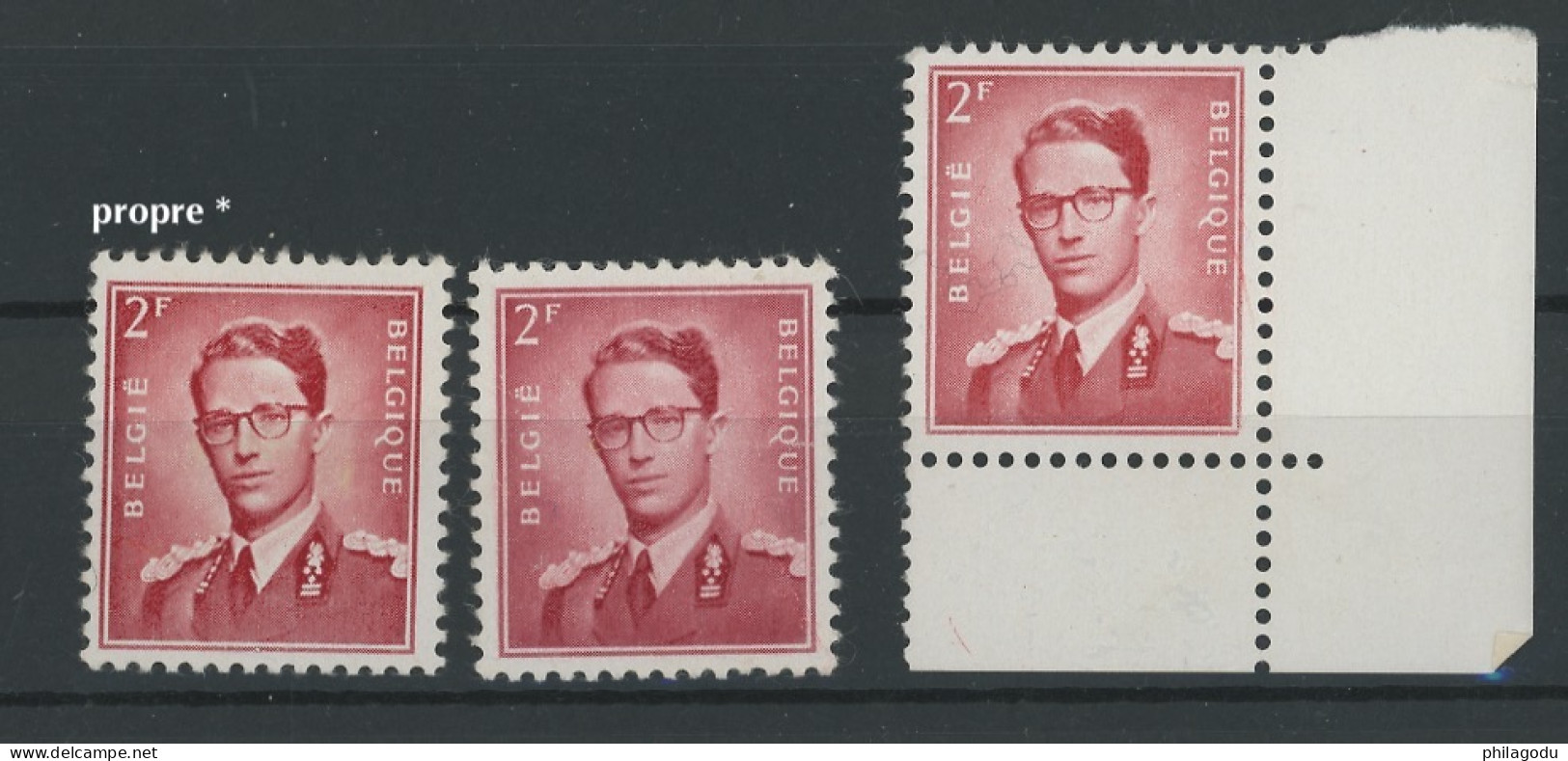 925. 2F Rouge "lunettes"   Cote 24, € - Unused Stamps