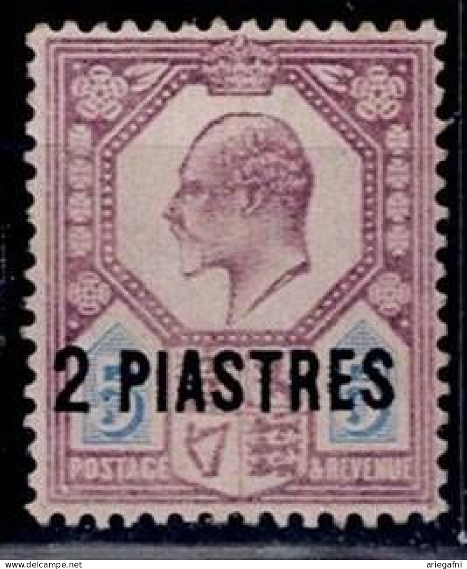 BRITISH LEVANT 1906 KING EDVARD VII MI No 24 MLH VF!! - British Levant