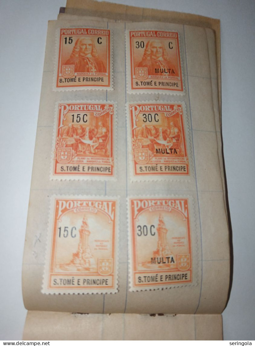 1925. Collections stamps "M. de Pombal" Portugal end colonias *