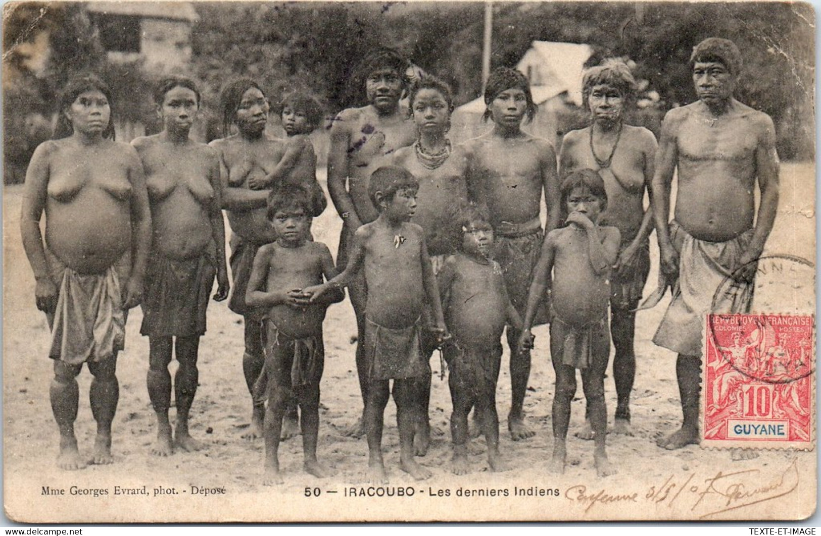 973 GUYANE - IRACOUBO - Les Derniers Indiens  - Autres & Non Classés