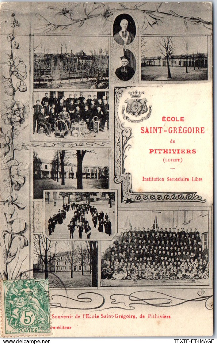 45 PITHIVIERS - L'école Saint Gregoire. - Pithiviers