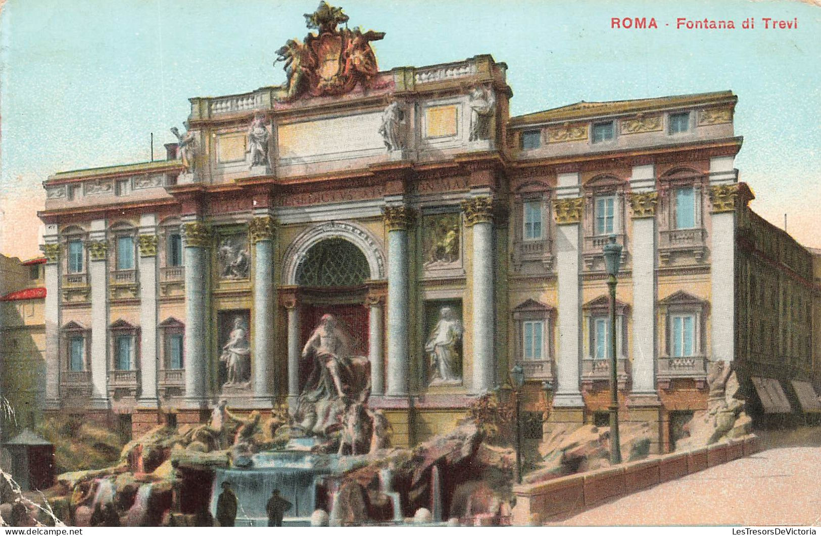 ITALIE - Roma - Fontana Di Trevi - Carte Postale Ancienne - Fontana Di Trevi