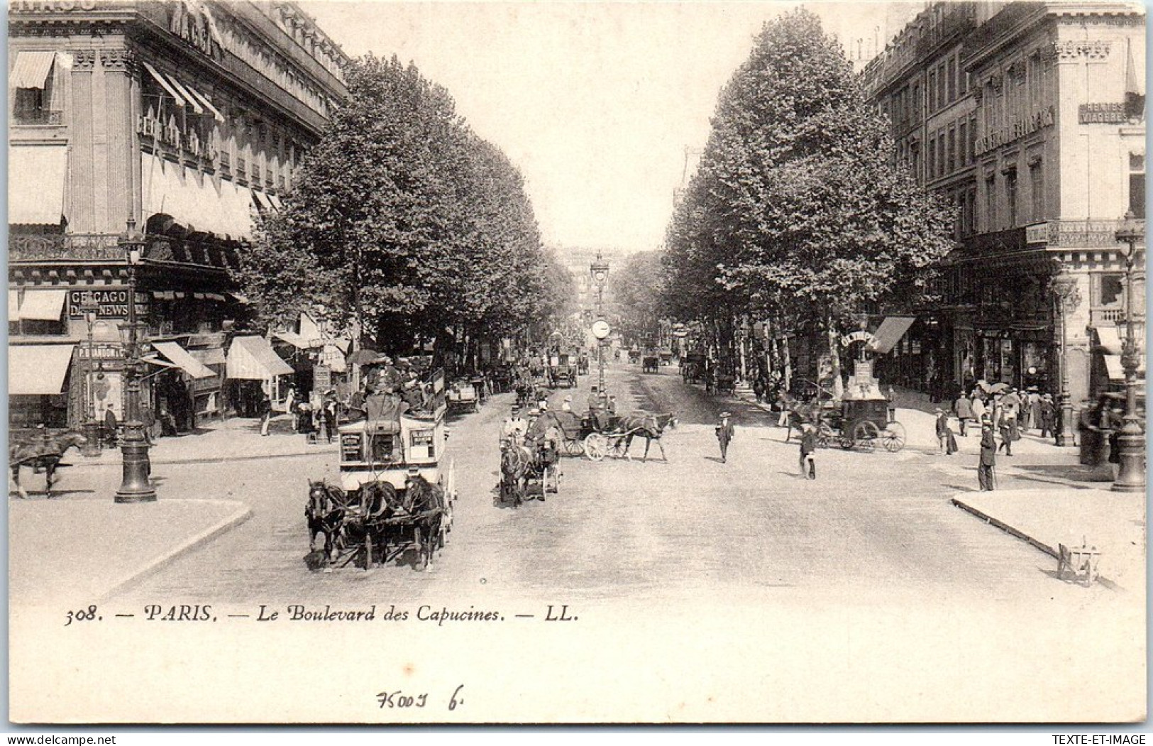 75009 PARIS - Le Boulevard Des Capucines  - Arrondissement: 09