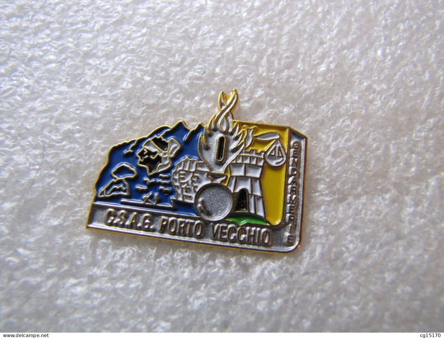 PIN'S   GENDARMERIE    C S A G  PORTO VECCHIO - Armee