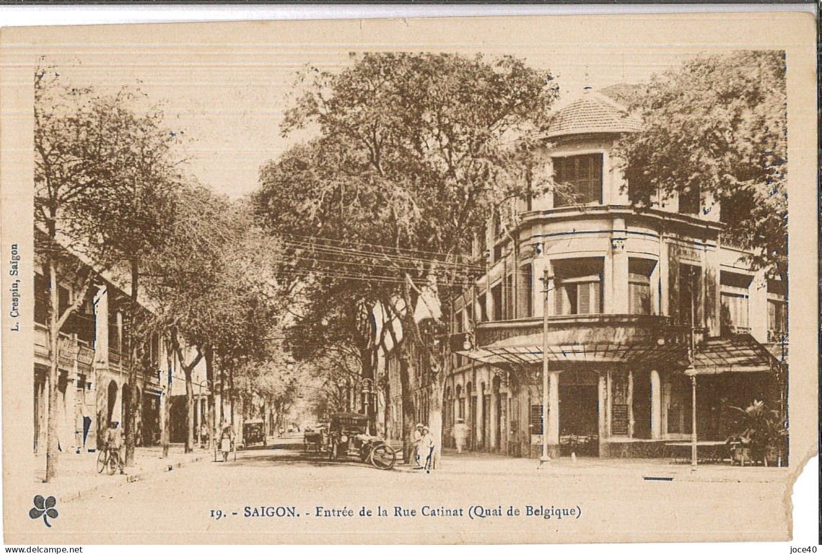 SAIGON - Entrée De La Rue Catinat (quai De Belgique) - Vietnam