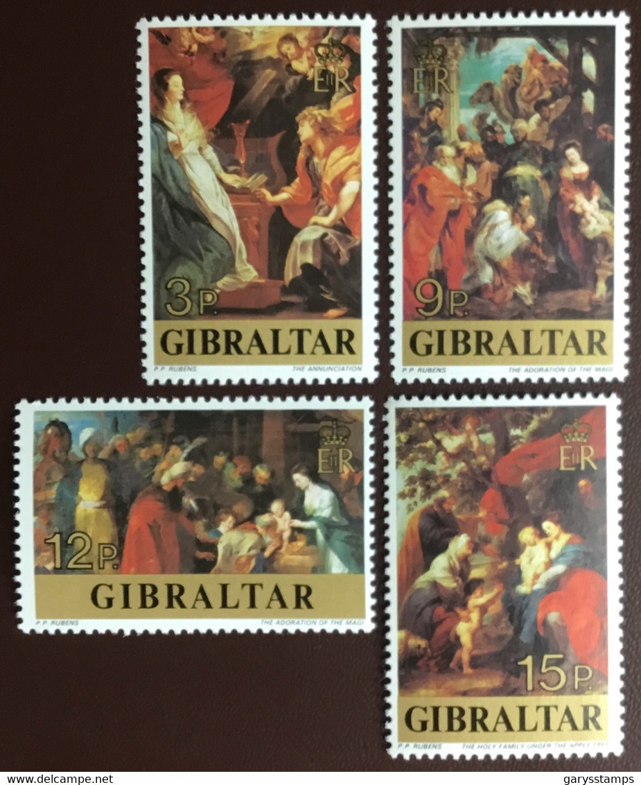 Gibraltar 1977 Christmas Rubens MNH - Gibraltar