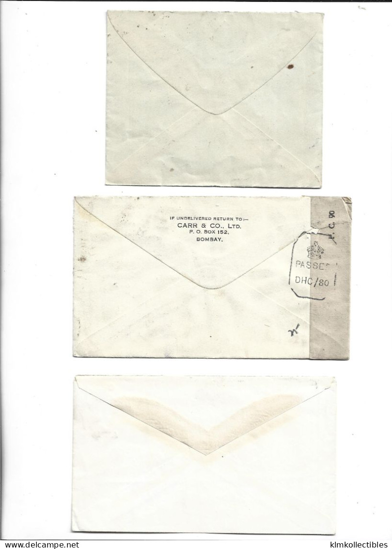 INDIA - GREAT BRITAIN UNITED KINGDOM BIRITISH COLONIES - POSTAL HISTORY LOT - SWITZERLAND POSTAGE DUE CENSORED - Other & Unclassified