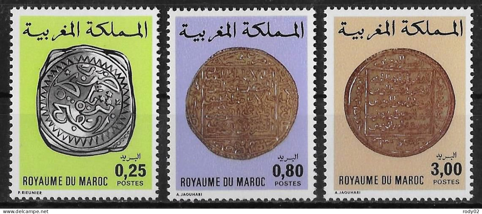 MAROC - ANCIENNES MONNAIES MAROCAINES - N° 854A A 854C - NEUF** MNH - Marokko (1956-...)