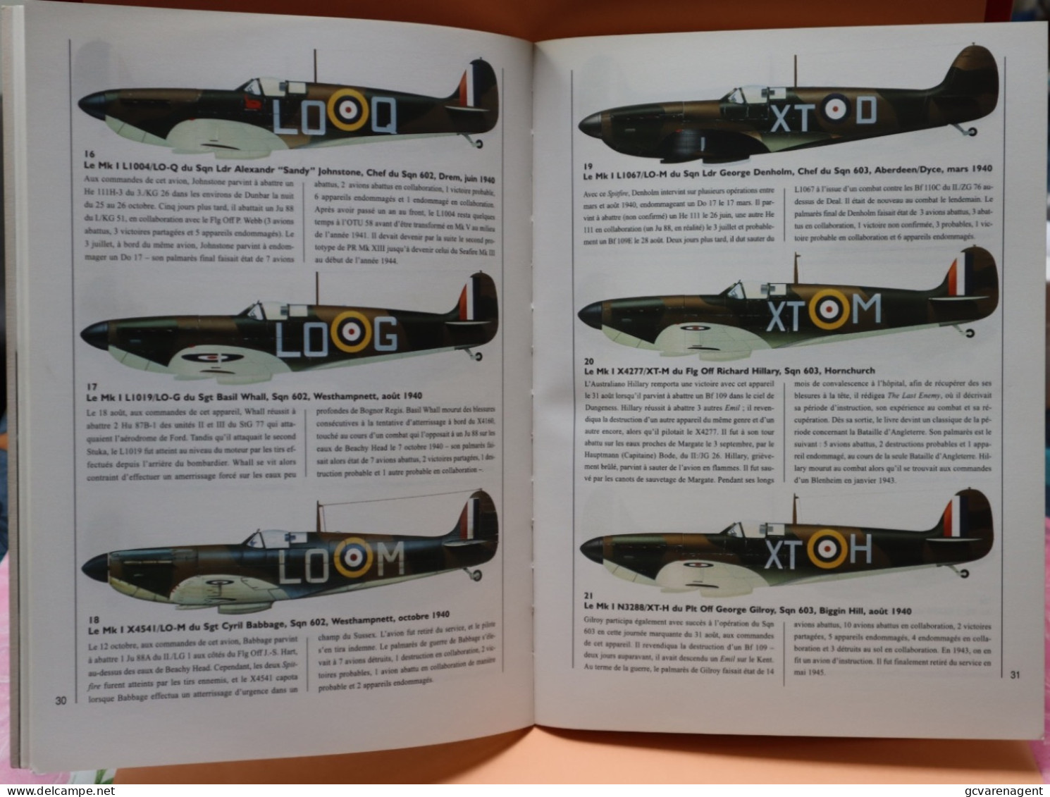 LES COMBATS DU CIEL - LE LEGENDAIRE SPITFIRE MK I/II - BELLE ETAT - 64 PAGES     2 IMAGES - AeroAirplanes