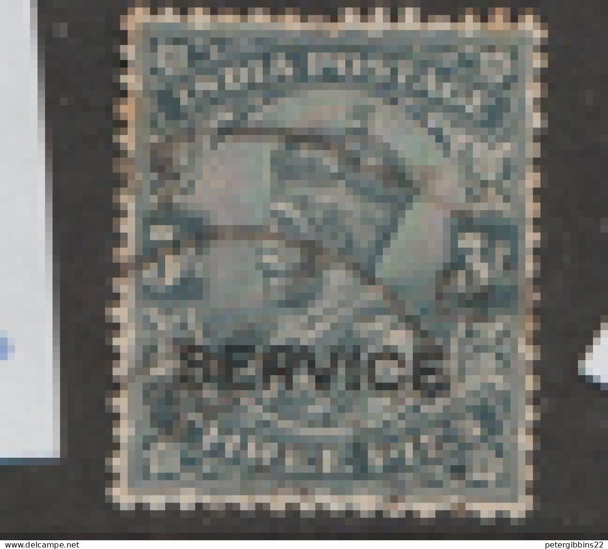 India Service  1912  SG  075  3p   Slate Fine Used - 1911-35 Roi Georges V