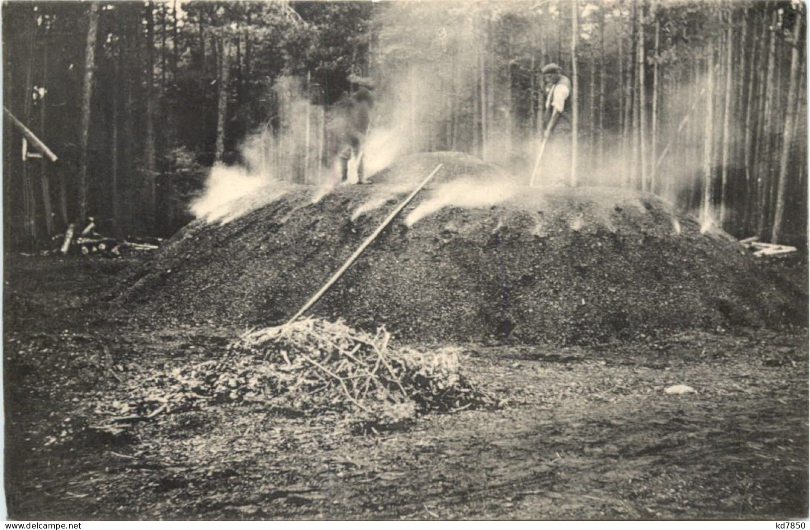 Schömberg Im Schwarzwald - Brennender Kohlenmeiler - Schömberg