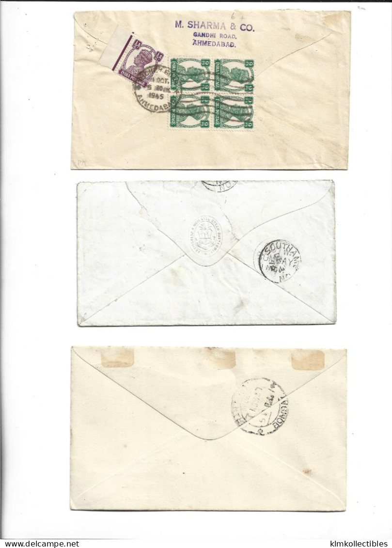 INDIA - GREAT BRITAIN UNITED KINGDOM BIRITISH COLONIES - POSTAL HISTORY LOT - FIRST FLIGHT - Andere & Zonder Classificatie