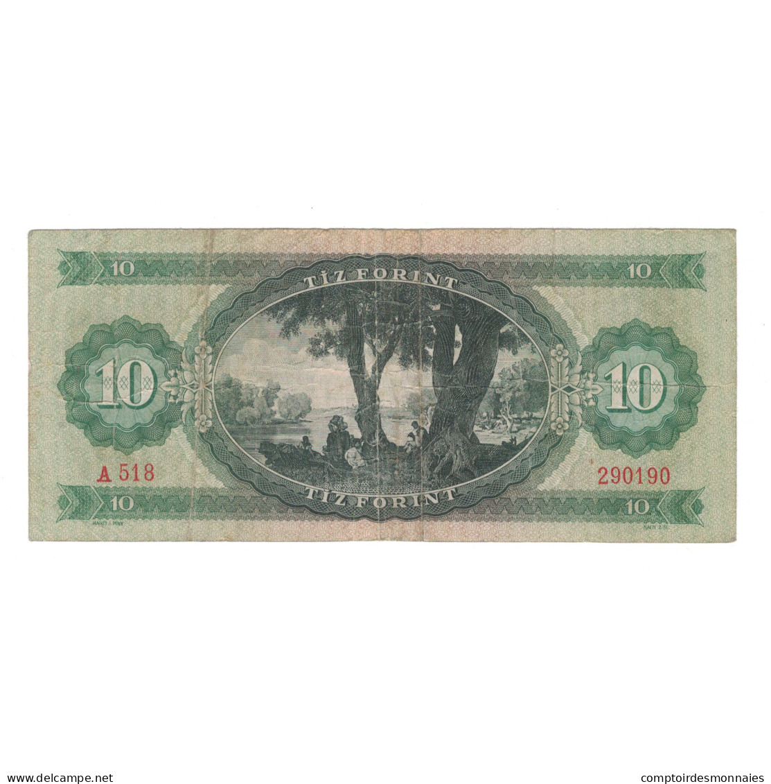 Billet, Hongrie, 10 Forint, 1962, 1962-10-12, KM:168c, TTB - Hongrie