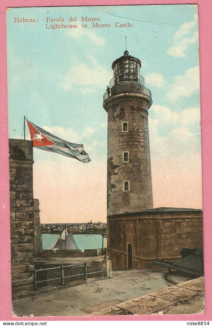 SAS1579   Tarjeta Postal  Post Card   Farola Del Morro  - Lighthouse In Morro Castle (Cuba)   ++++++ - Cuba