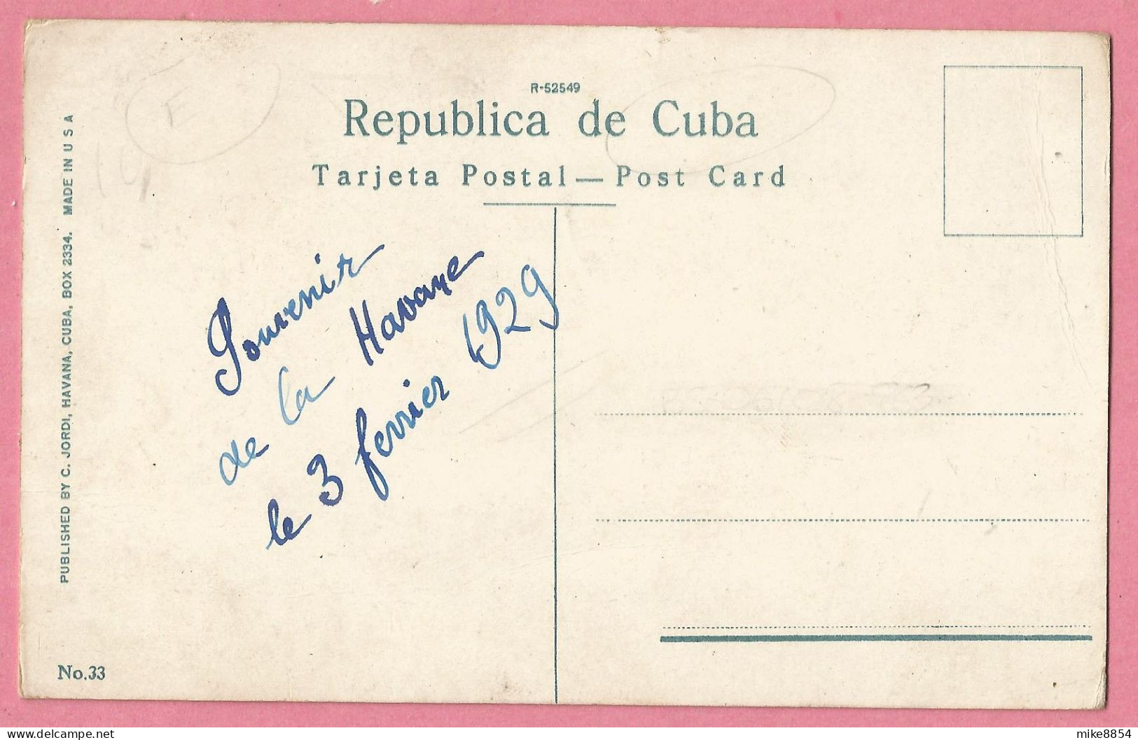 SAS1579   Tarjeta Postal  Post Card   Farola Del Morro  - Lighthouse In Morro Castle (Cuba)   ++++++ - Kuba