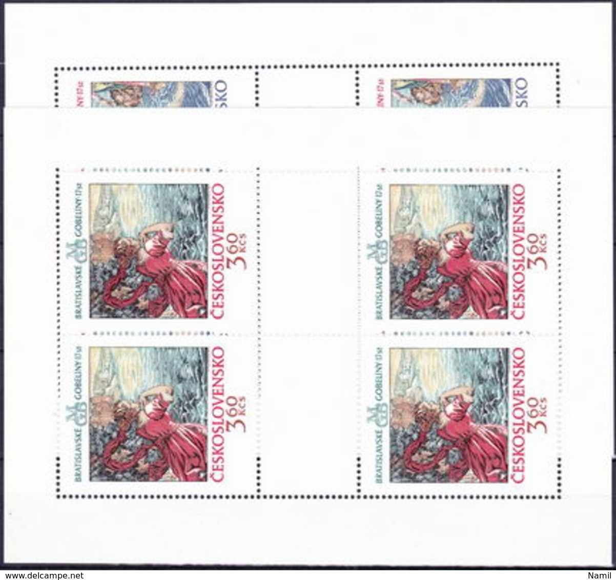 ** Tchécoslovaquie 1975 Mi 2265-6 Klb. (Yv 2110-11 Les Feuilles), (MNH) - Unused Stamps