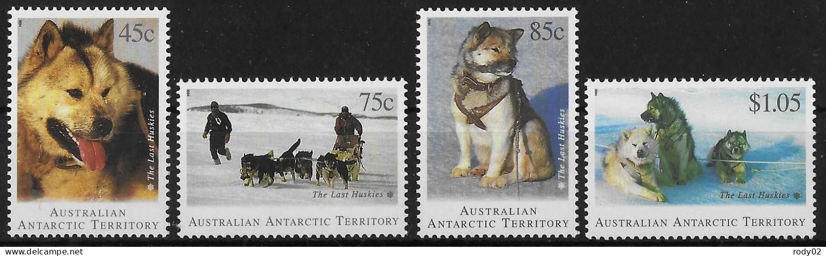 ANTARCTIQUE AUSTRALIEN - CHIENS - N° 98 A 101 - NEUF** MNH - Dogs