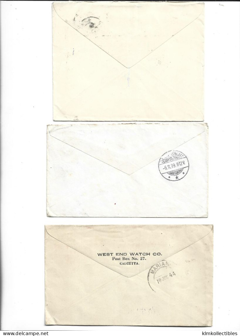 INDIA - GREAT BRITAIN UNITED KINGDOM BIRITISH COLONIES - POSTAL HISTORY LOT - POSTAGE DUE USA - Andere & Zonder Classificatie