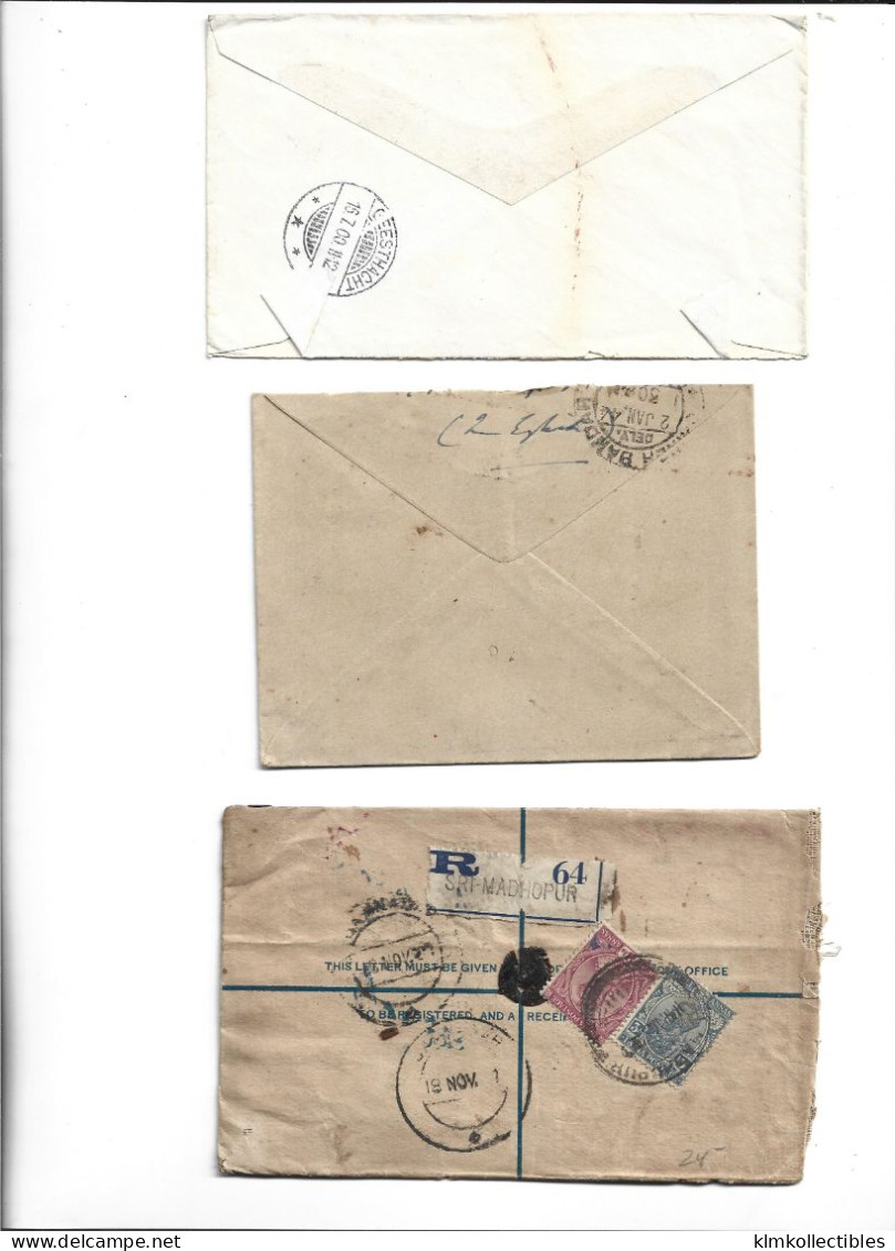 INDIA - GREAT BRITAIN UNITED KINGDOM BIRITISH COLONIES - POSTAL HISTORY LOT - CENSORED - Andere & Zonder Classificatie