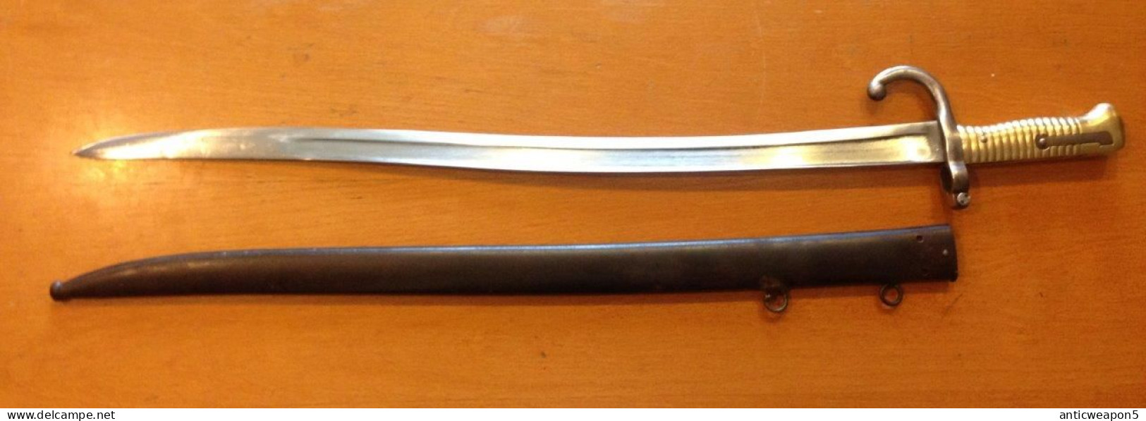 Baïonnette De Fusil Chasspot. France. M1866 (634) - Knives/Swords