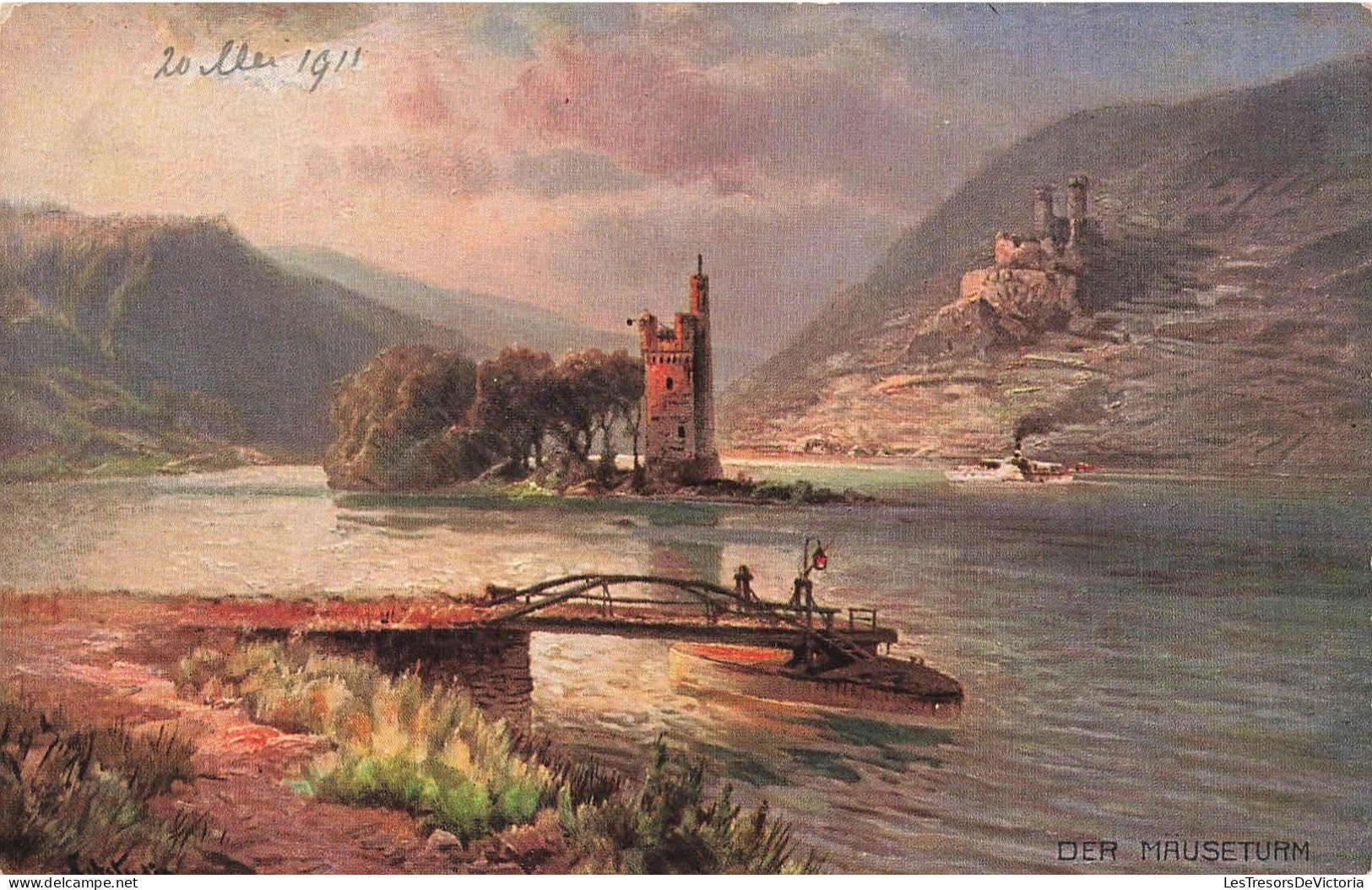 ALLEMAGNE - Der Mauseturm - Carte Postale Ancienne - Bingen