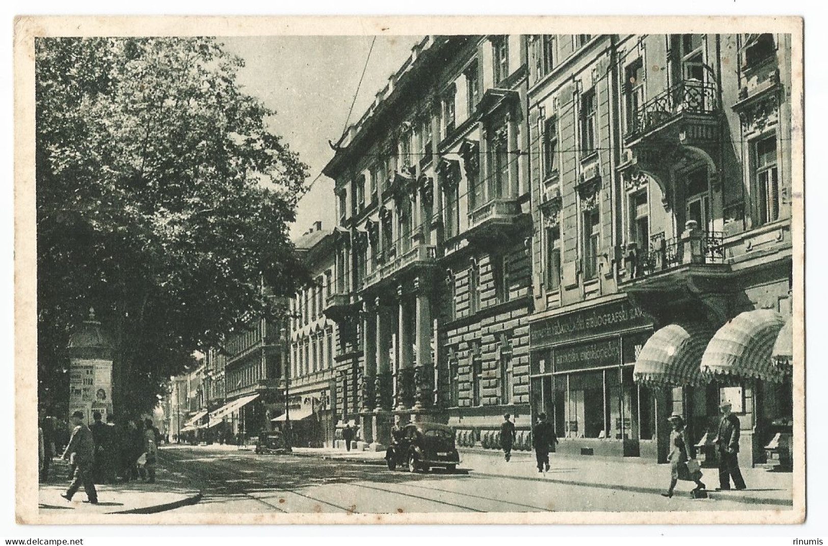 Zagreb 1938 Zrinjevac Used - Croacia