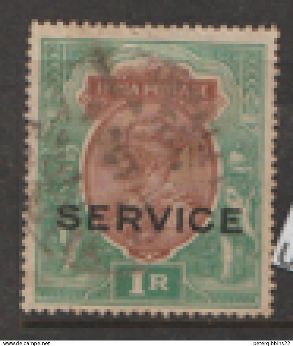 India Service  1912  SG  091a  1R    Fine Used - 1911-35 Roi Georges V